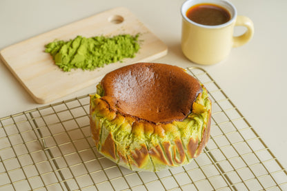 Matcha Basque Cheesecake